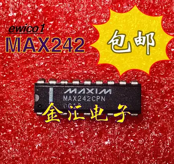 10pieces Оригинален запас MAX242CPN DIP18