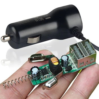 1pc DC Buck Power Module Board DC 7-12V до 5V 2.4A Мобилен телефон USB зарядно за кола