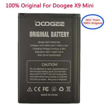 2023 години 100% оригинална оригинална батерия 2000mAh BAT16542100 За DOOGEE X9 MINI 5.0 инча Висококачествени батерии В наличност