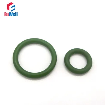  2pcs 5.7mm дебелина зелен FKM O пръстен уплътнения уплътнение шайба 230/235/240/245/250mm OD O-пръстен шайба уплътнения асортимент