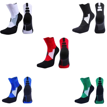 5 чифта Мъжки чорапи Дишащи чорапи Жени Компресионни чорапи Баскетболни чорапи Футбол Трекинг Спортни чорапи Зимни чорапи