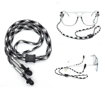 5pcs врата кабел очила ремъци спортни очила въже ремък регулируеми очила ремъци случаен цвят нехлъзгане клип линия