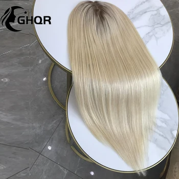 Ash Blonde Lace Front Human Hair Full Lace Wigs Glueless Straight 13x6 HD Transparent Lace Frontal Wigs For Women preplucked