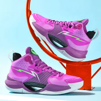 Brand Професионални баскетболни обувки за мъже Дамска мода Bounce Platform Мъжки спортни маратонки Неплъзгащи се външни маратонки за мъже