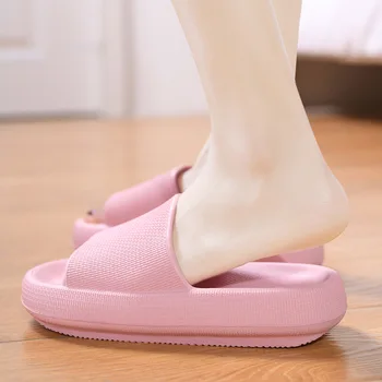 CO313Летни вътрешни сандали с мека подметка за мъжки дом баня чехли за къпане плажни обувки за жени