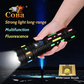 COBA преносим фар COB строб фар многофункционален USB акумулаторна или AAAx3 батерия къмпинг преносим туризъм бягане