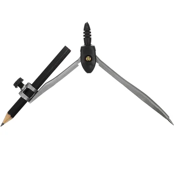 Compass прецизни метални оловни моливи за геометрия чертане кръг рисуване инструмент дърводелец