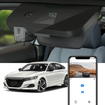 Dash Cam за Honda Accord 10-то / 11-то поколение 2018 2019 2020 2021 2022 2023 2024, FITCAMX 4K OEM стил кола DVR видео рекордер WIFI APP