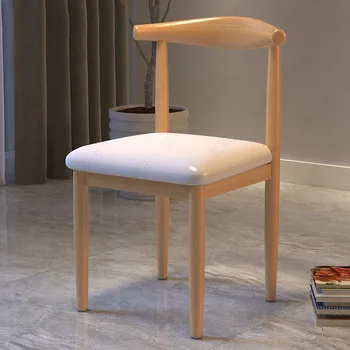 Nordic модерни столове за хранене дизайн дървена кухня спалня голям офис стол салон ергономичен маникюр шезлонг мебели Mueble
