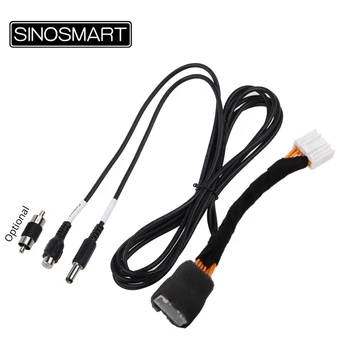 SINOSMART C12 свързващ кабел за Mazda 3 Sedan Axela камера за заден ход към OEM монитор, без да се повреди окабеляването на автомобила
