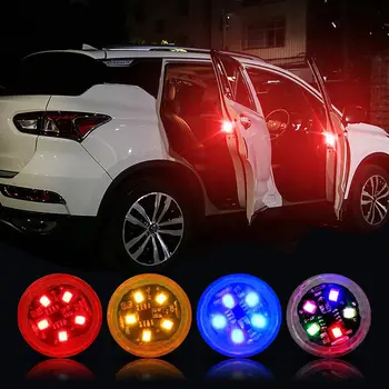 Strobe мигащи автомобилни врати LED аксесоари Магнитен сензор Предупредителна светлина за кола против сблъсък Водоустойчива лампа за паркиране на автомобили