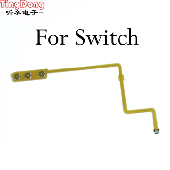 TingDong За NS NX захранващ превключвател Включен конектор за бутон за сила на звука Лента Flex кабел за конзолата Nintendo Switch