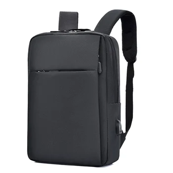 Анти-кражба лаптоп раница голям капацитет пътуване чанта мъжки водоустойчив раница студент училище чанта-черен