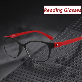Анти-синя светлина блокиране очила за четене Ултралеки пресбиопия очила за жени мъже завършени рецепта очила диоптър