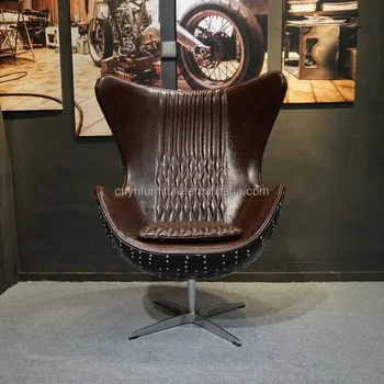 Евтини френски стил Wingback ротори тапицирани трапезария пачуърк Pu кожа един диван стол за хол