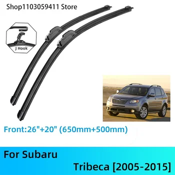 За Subaru Tribeca Предни задни чистачки Четки Аксесоари за рязане J U Hook 2005-2015 2009 2010 2011 2012 2013 2014 2015