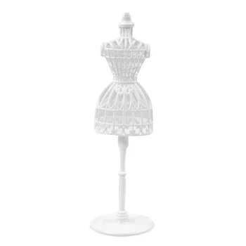 Манекен мини рокля стойка форма модел творчески кухи аксесоари дисплей рокля миниатюрни мейкър форми шиене женско тяло