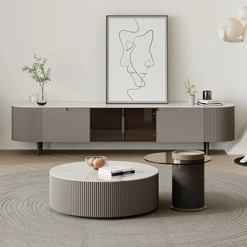 Модерен прост шкаф за съхранение Nordic Art луксозна подова стойка правоъгълник крак спалня маса елегантен хол Mobili мебели
