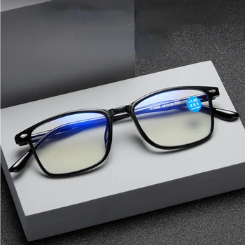 Мъжки очила за четене класически анти синя светлина ултралеки компютърни очила за очи жени реколта оптични далекогледи очила +1.0 ~ +4.0