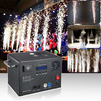 Нов 650w електромагнитно отопление SparK машина Дистанционно фойерверки фонтан искра етап Sparkular ефект оборудване парти сватба