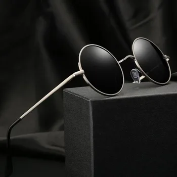 Нова мода Дамски овални слънчеви очила Класически ретро мъжки поляризирани слънчеви очила Висококачествени маркови очила UV400 Oculos De Sol