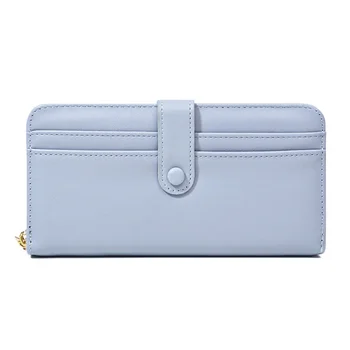 Нова чанта жени корейски версия дълъг портфейл мулти-карта цип чанта чанта чанта чанта трансгранична тенденция