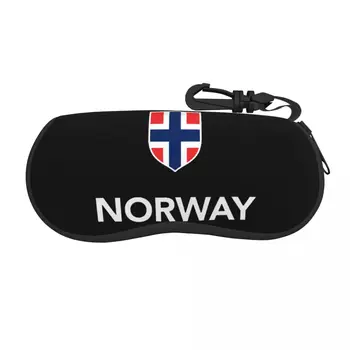 Норвегия флаг черупка очила протектор случаи мода слънчеви очила случай норвежки флаг очила торбичка