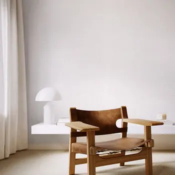 Обои Модерен минималистичен чист цвят ленени тапети спалня хол ресторант японски стил обикновен геометрична решетка тапет