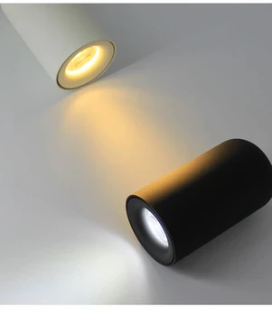 Повърхностно монтиран таван Downlight лампа прожектор 9/12/15W Cob Led спот светлини таванни тела осветление за спалня кухня У дома