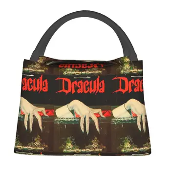 Реколта Дракула обяд чанта филм създание смешно обяд кутия пикник преносими изолирани топлинни чанти за обяд дизайнер охладител чанта