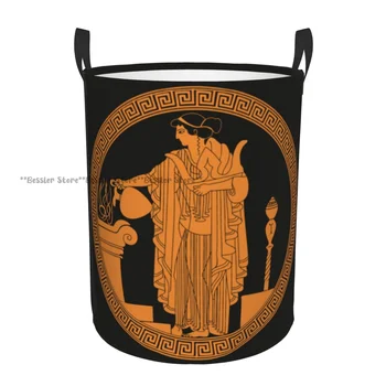 Сгъваем кош за пране за мръсни дрехи Древногръцка богиня Афродита Препятствие за съхранение Детски бебе Организатор на дома