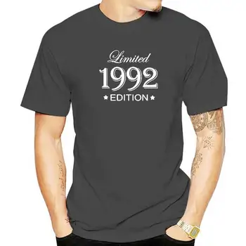 Смешни 30-годишни подаръци реколта 1992 лимитирана серия рожден ден тениски графичен памук streetwear къс ръкав хип-хоп тениска