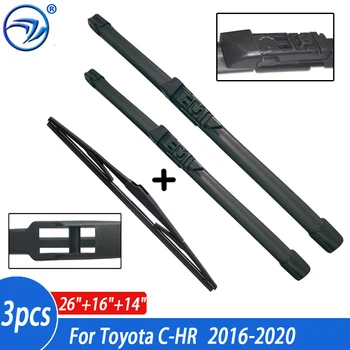  чистачките LHD RHD предни и задни чистачки комплект за Toyota C-HR CHR 2016 2017 2018 2019 2020 Предно стъкло 26