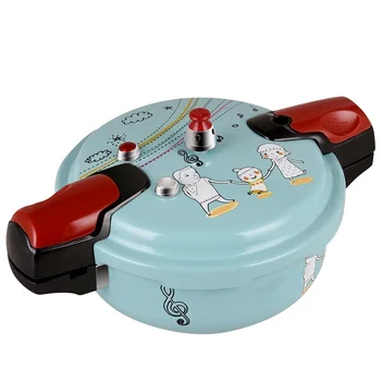 1-4 души газова индукционна печка универсална микро тенджера под налягане взривозащитена мини тенджера под налягане карикатура дизайн домакинство