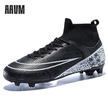 AAVM футболни обувки Футболни обувки Мъжки маратонки Футболни ботуши Spike Support Леки еластични устойчиви на износване футболни обувки