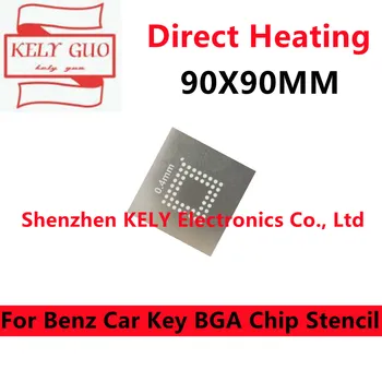 За Benz кола ключ BGA чип шаблон ключ IC Reballing запояване ремонт инструменти за BIRNE 702KP06 топка директно отопление 90 шаблон