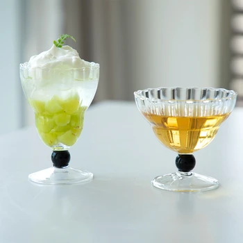 Коктейлна чаша чаши за пиене шампанско чаша кисело мляко купа японски стил бокал бар стъклария Smoothie стъкло високо стъкло